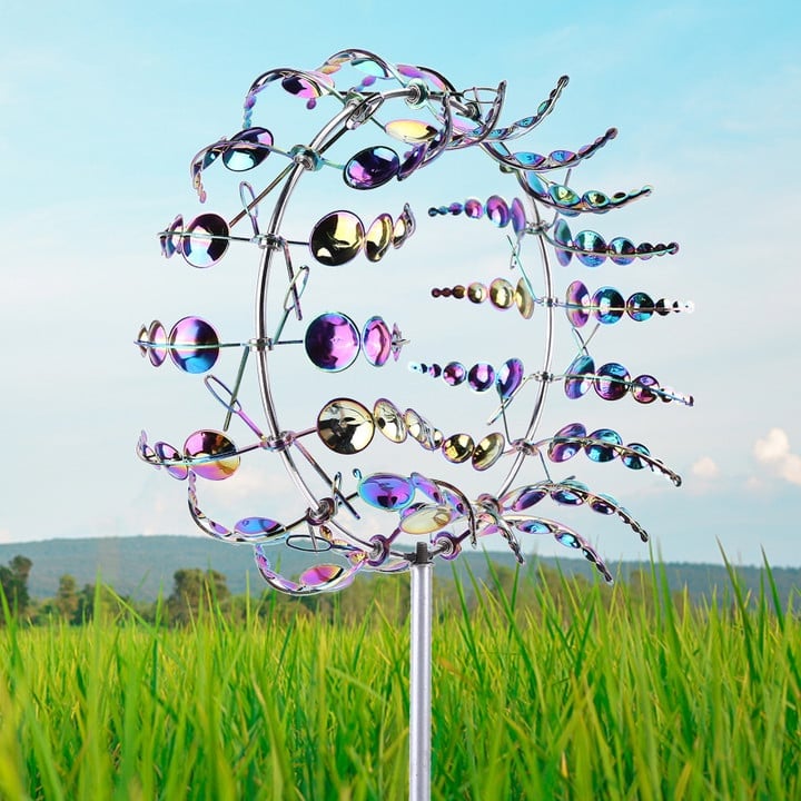 GARDEN MAGIC METAL KINETIC WINDMILL