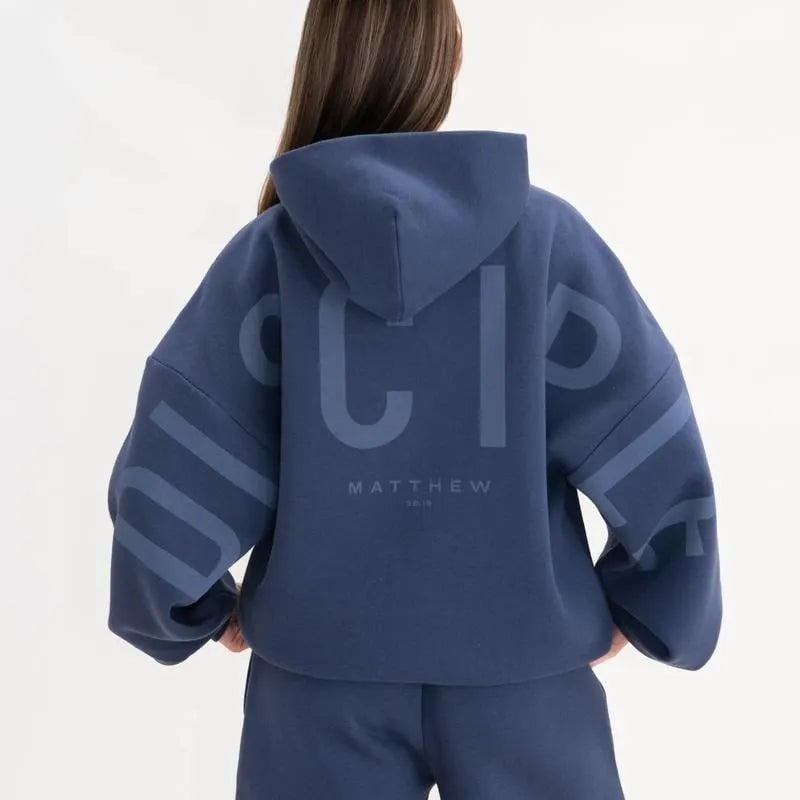 💞Loose-Fit Christian Faith-Themed Hoodie