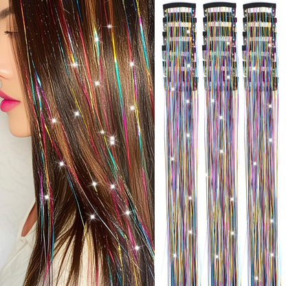 🔥This week's hot sale🔥Clip-on Shimmering Hair Extensions