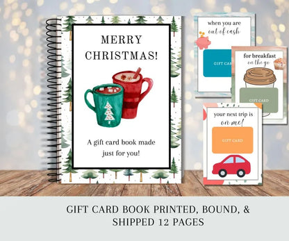 🎄📚Christmas Gift Card Book🎁Surprises On Every Page📚Hardcover & Durability Line