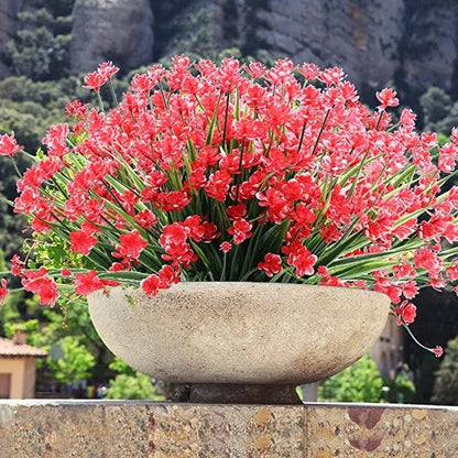 Outdoor Artificial Flowers💐1 Bundle(Includes 30 Flowers)
