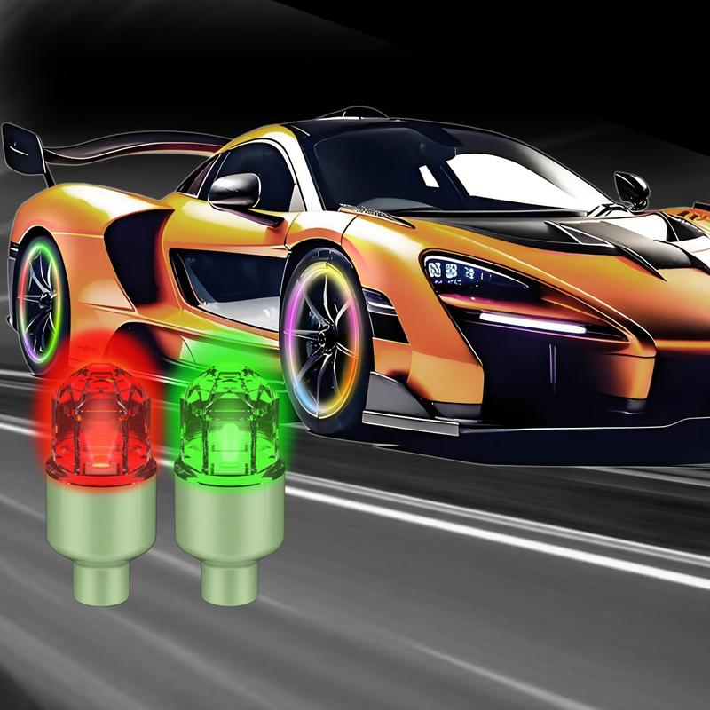 LED Wheel Lights | Waterproof Luminous Car Tire Valve Caps