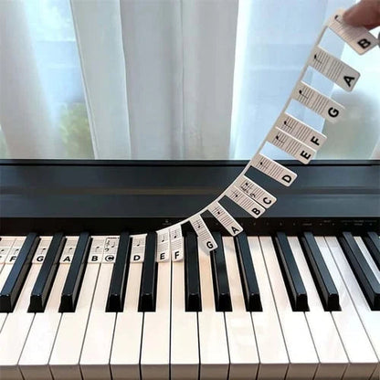 🎁Best Gift - Removable Piano Keyboard Note Labels🎹