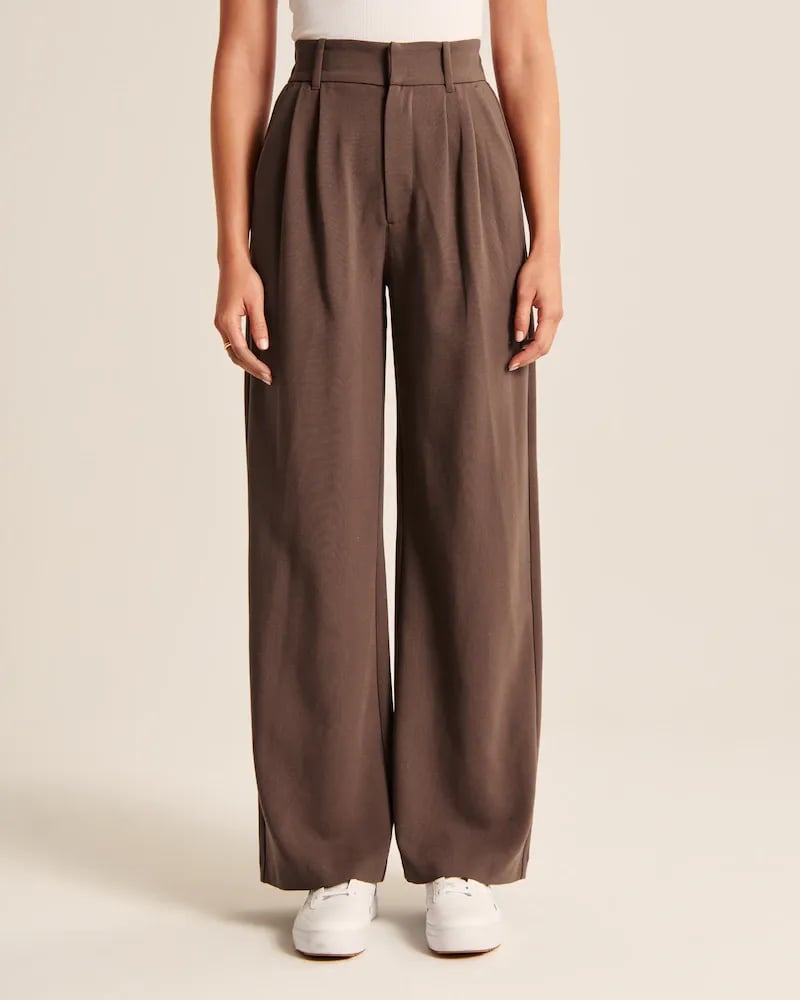 Lightweight Tailored Wide Leg Pants (Buy 2 Free Shipping)