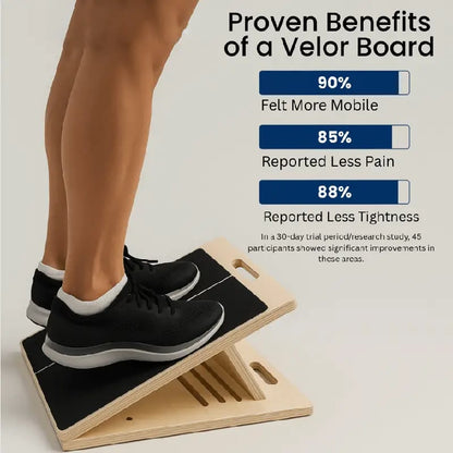 Portable Wooden Slant Board for Calf Stretching