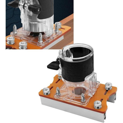 2-in-1 Invisible Fastening Nut Slotting Base