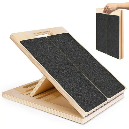 Portable Wooden Slant Board for Calf Stretching