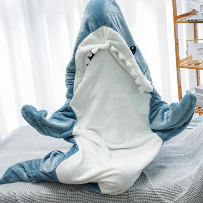 Shark Blanket Walking on the beach