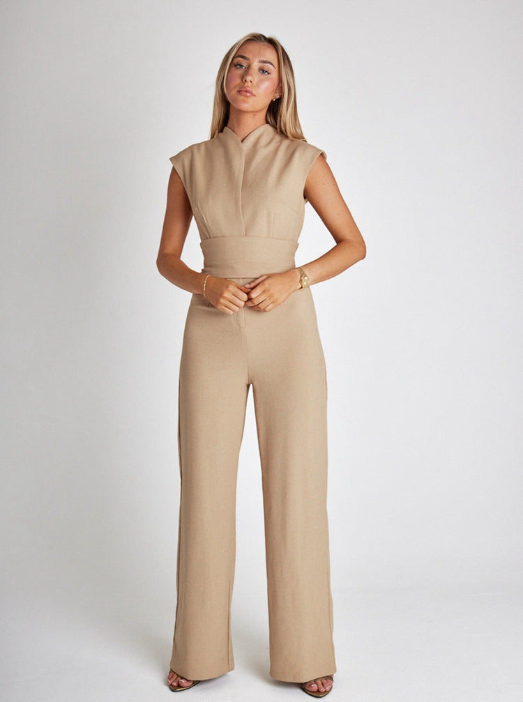 🔥Last Day Promotion-49% OFF🔥Women's Sleeveless Wide-Leg Jumpsuit✨