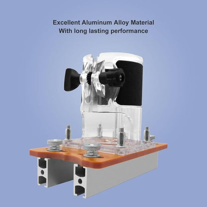 2-in-1 Invisible Fastening Nut Slotting Base