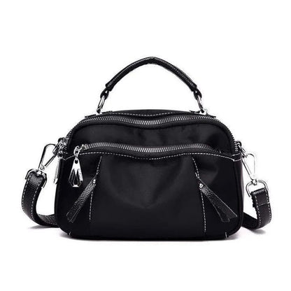 Multi-Pockets Soft Leather Bag