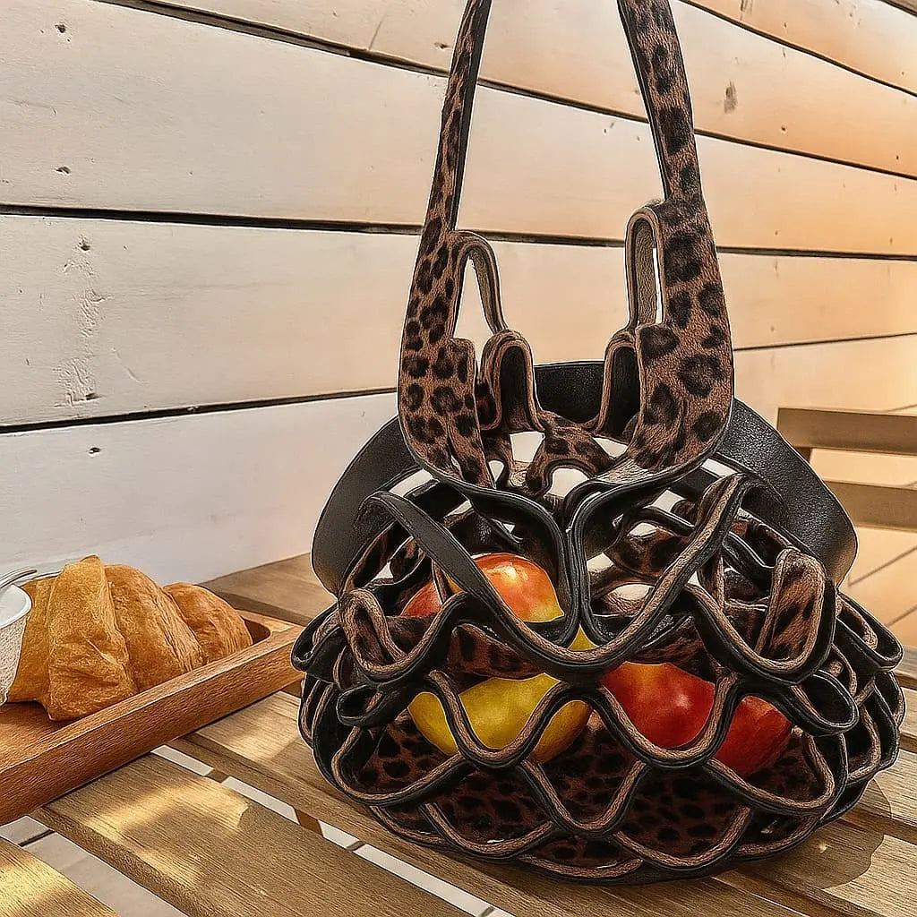 The Zest Bag Leather Folding Tote Bag