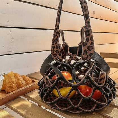The Zest Bag Leather Folding Tote Bag