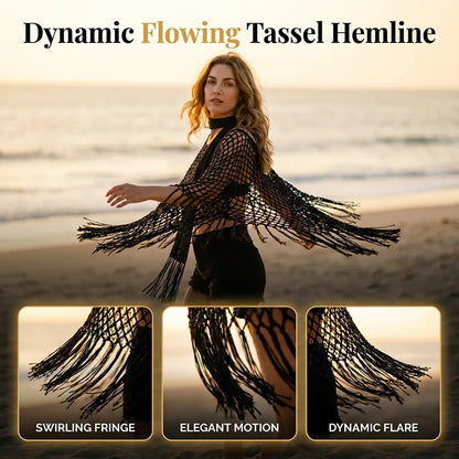 💐Summer Metallic Crochet Cover-Up – Lightweight, Flowy & Effortlessly Stylish summer outfit
