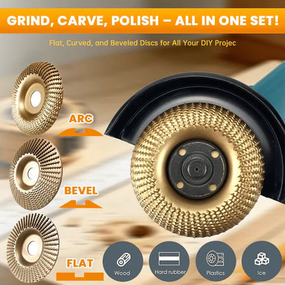 Wood Carving Disc Set