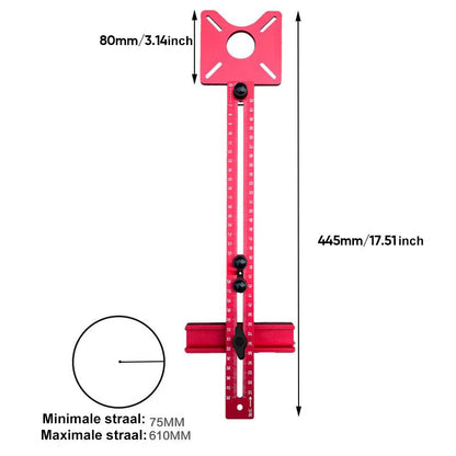 3 in 1 Woodworking Professional Milling Round Grooving Tool