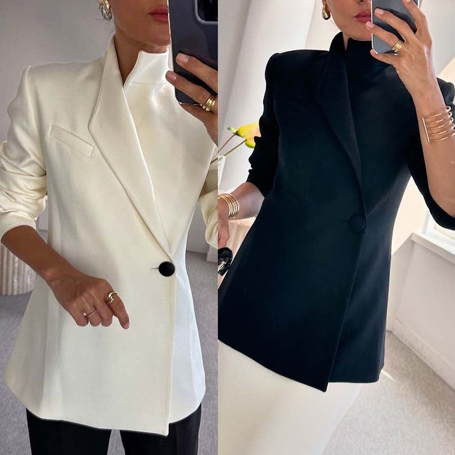 Satin Chic Blazer Magic
