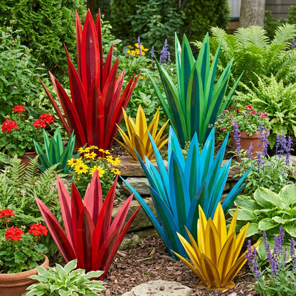 🌵💥Spring Promotional Price: $24.99🌵Waterproof Solar Garden LED Agave