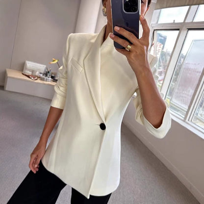 Satin Chic Blazer Magic