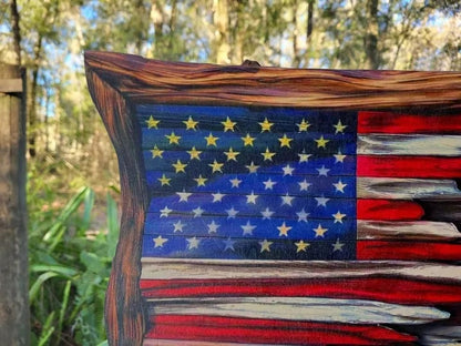 Wooden American Flag-BUY 2 FREE SHIPPING