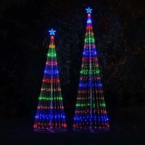 Multi-Color LED Animated Outdoor Christmas Tree