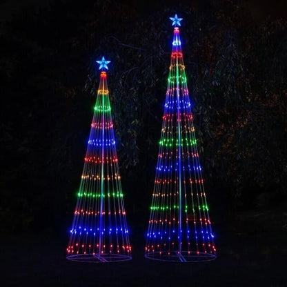 Multi-Color LED Animated Outdoor Christmas Tree