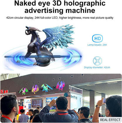 ✨3D Hologram LED Fan Projector