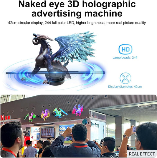 ✨3D Hologram LED Fan Projector