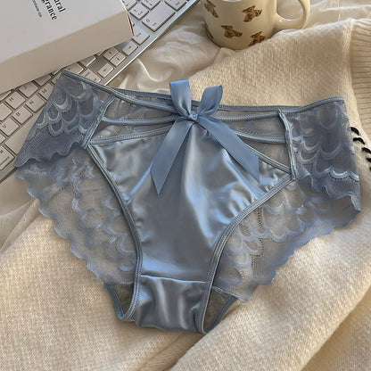 💥Buy 1 Get 2 Free - Sexy Satin Transparent Hollow Lace Panties