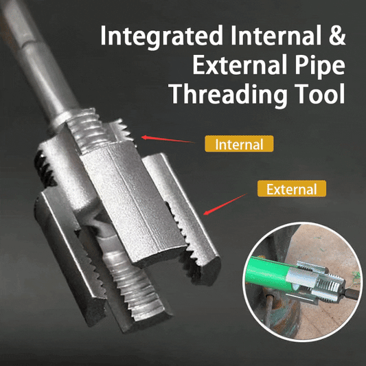 🔩Integrated Internal & External Pipe Threading Tool