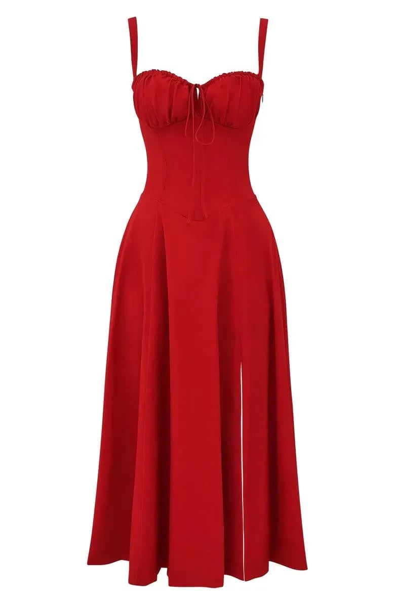 🌸Women's Floral Strapless Dress 🌸Slim-Fit, Waist-Cinching, and Body-Sculpting Style