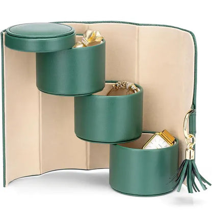 🔥Hot Sale50% OFF😍Portable cylindrical multi-layer jewelry box