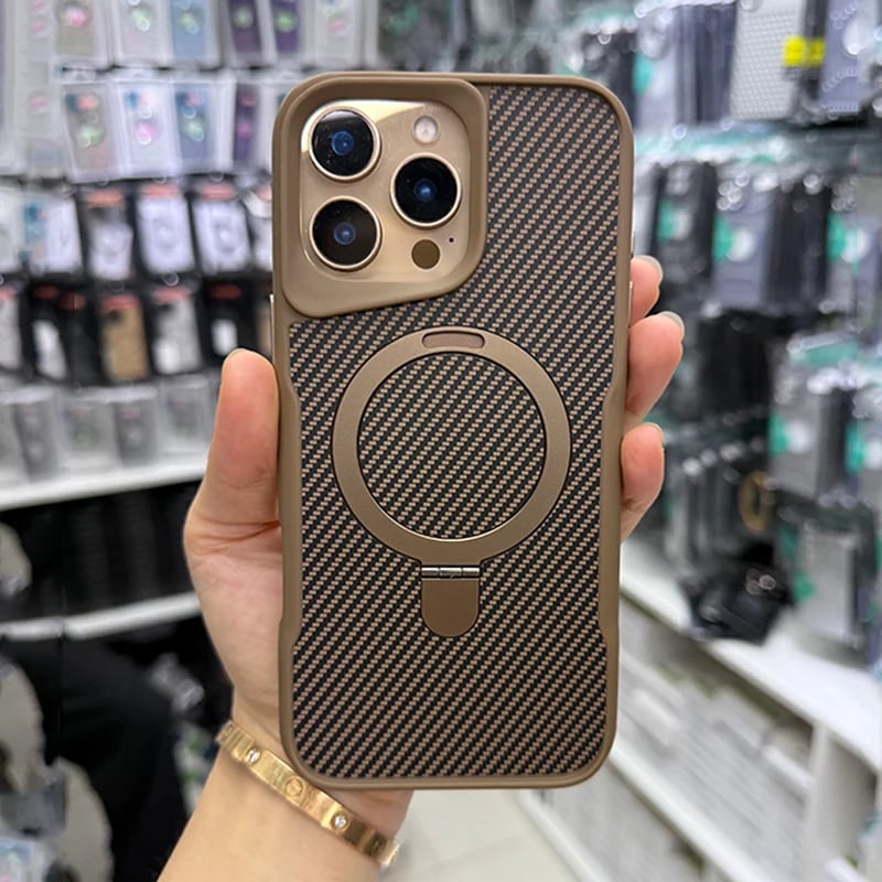 Fiber Textured Backplate Magsafe Magnetic Case