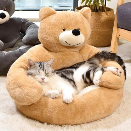 Teddy Bear Pillow Cat And Dog Beds