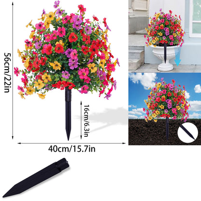 🌺Summer Bestseller💐Outdoor Simulated Violet Flower Decorations