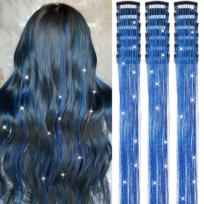 🔥This week's hot sale🔥Clip-on Shimmering Hair Extensions