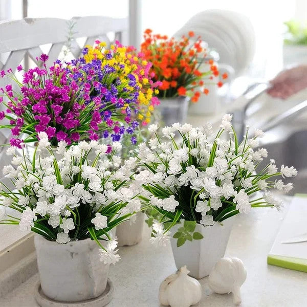 Outdoor Artificial Flowers💐1 Bundle(Includes 30 Flowers)