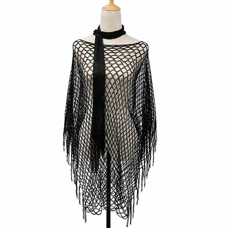 💐Summer Metallic Crochet Cover-Up – Lightweight, Flowy & Effortlessly Stylish summer outfit