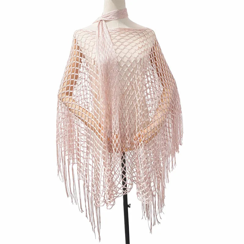 💐Summer Metallic Crochet Cover-Up – Lightweight, Flowy & Effortlessly Stylish summer outfit