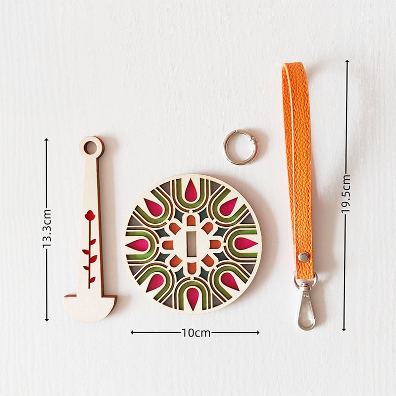 Wooden Portable Yarn Holder - The Perfect Tool for Crochet Enthusiasts