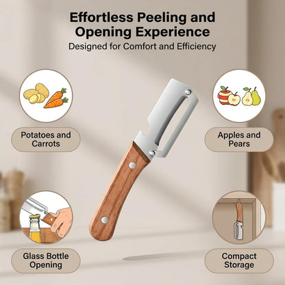 🍏2-Pack 2-in-1 Multifunctional Vegetable Peelers