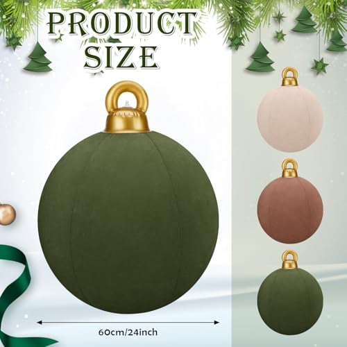 Giant inflatable velvet Christmas ball