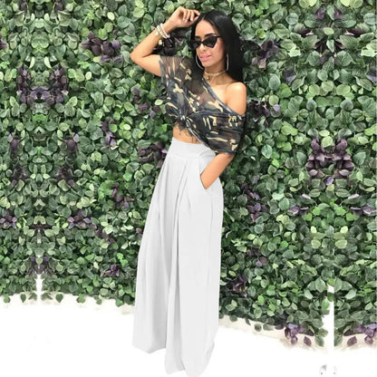 Stylish & Unique Wide-Leg Casual Pants