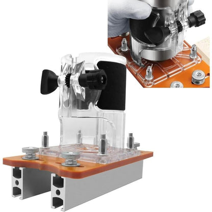 2-in-1 Invisible Fastening Nut Slotting Base