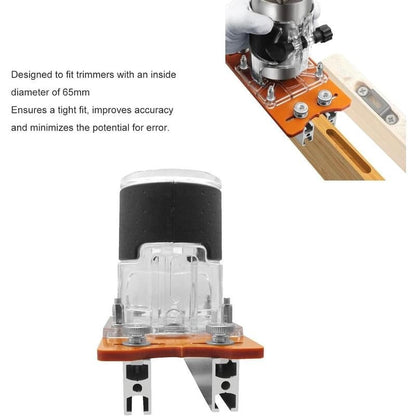 2-in-1 Invisible Fastening Nut Slotting Base