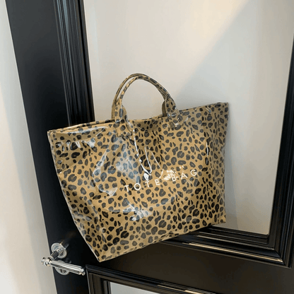 Women's Letters Print Tote Bag