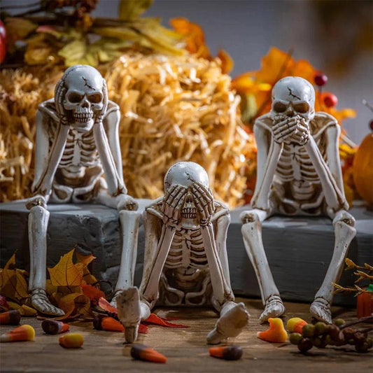 👻Halloween Fireplace Simulation Skull Combination