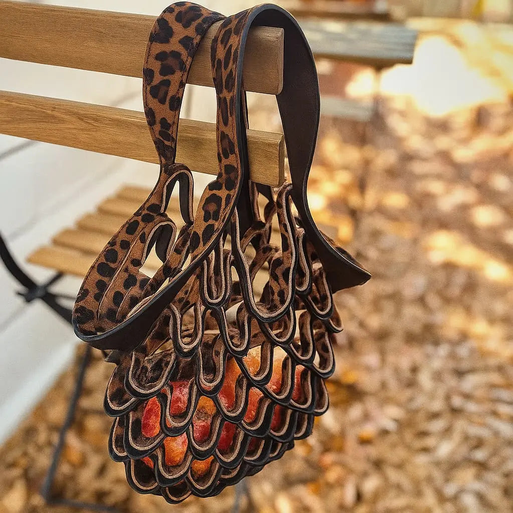 The Zest Bag Leather Folding Tote Bag