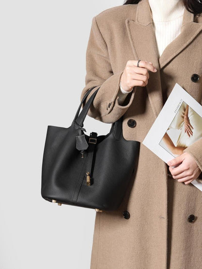 Women's Fashionable Cowhide Leather Handbag