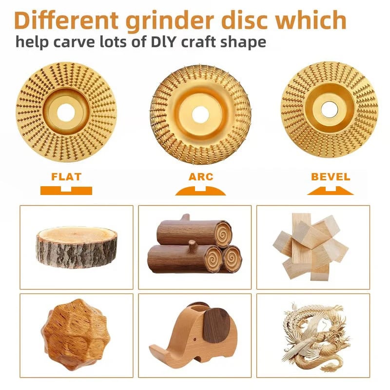 Wood Carving Disc Set